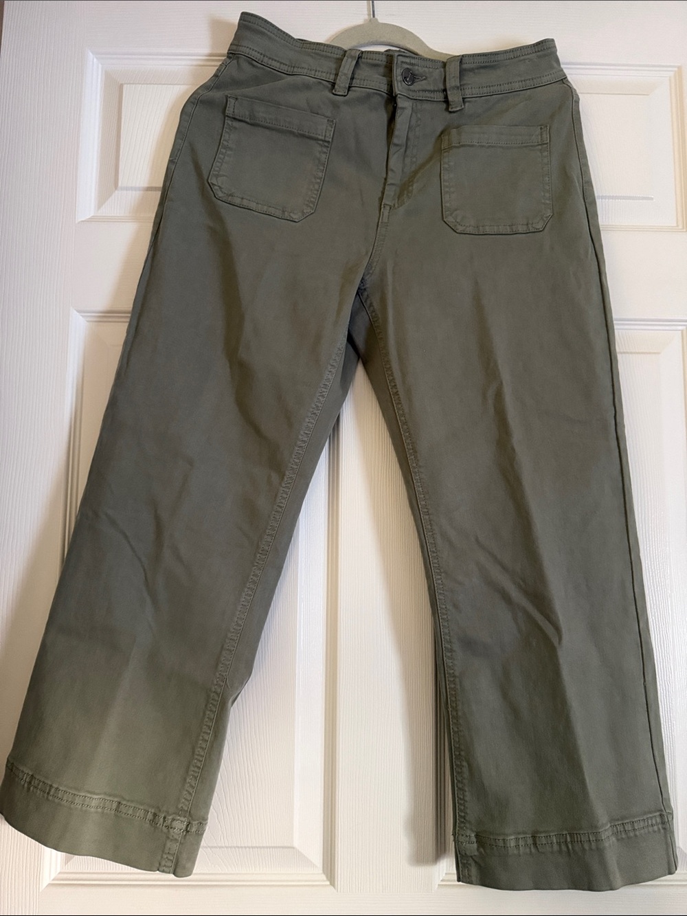 Women’s Olive Green Casual Jeans Pants